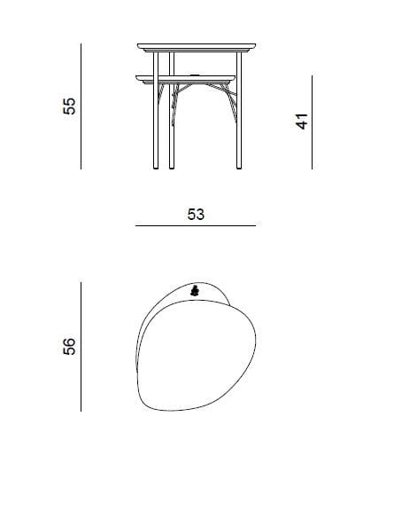Высокий мраморный журнальный столик Visionnaire Starlight ARCH-00094922 - Вид №5