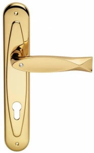 LINEA CALI' Ручка из хромированной латуни с кристаллами Swarovski® на пластине Fish crystal