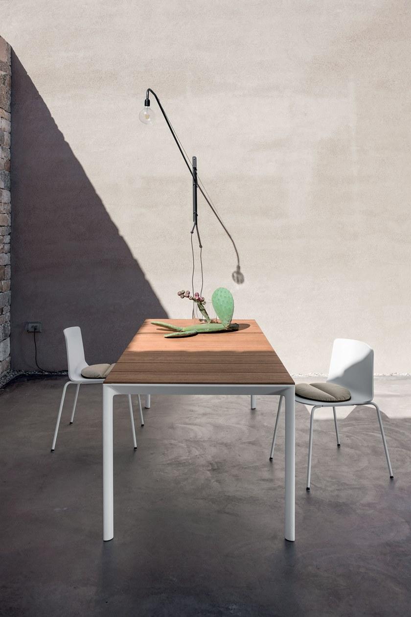 Kristalia Прямоугольный садовый стол из тикового дерева раздвижной sun-id-1422458 - Вид №7