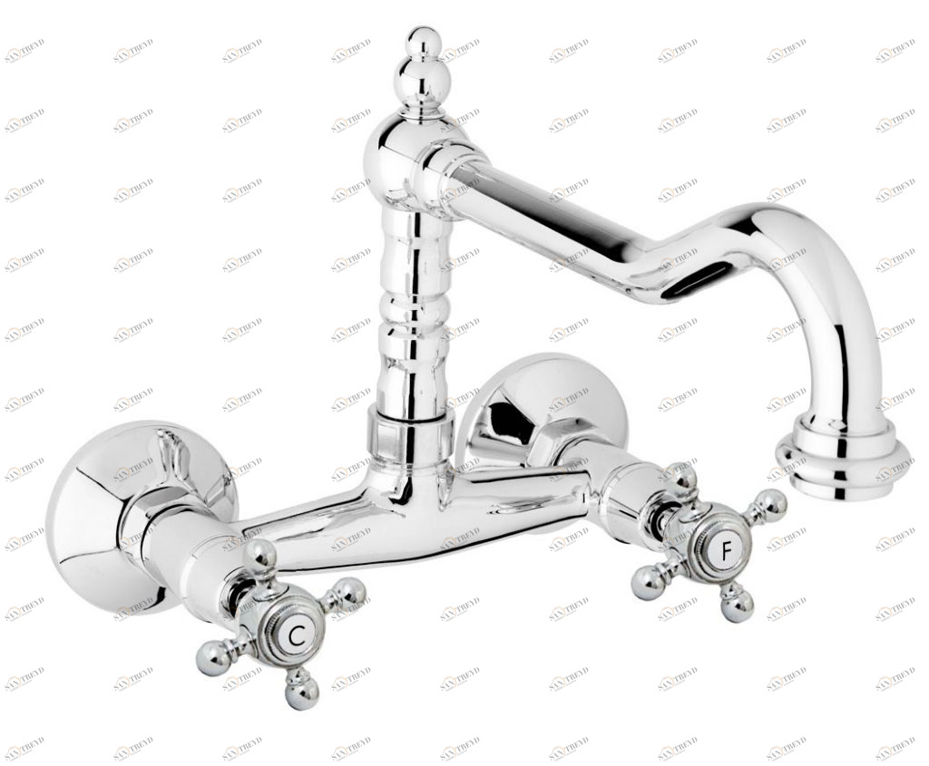 Кухонный смеситель настенного монтажа CEZARES GOLF-LLP-01