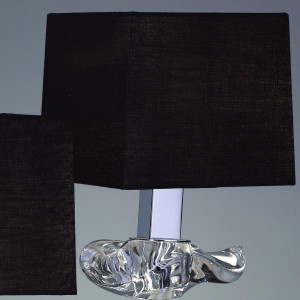 066788 Настольная лампа 2L черная Mantra Akira