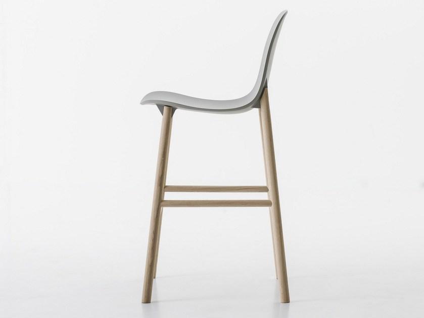 Kristalia Барный стул из полиуретана со спинкой Sharky sun-id-1443826 - Вид №6