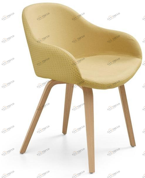 Midj Стул с обивкой и подлокотниками Sonny sun-id-1372313