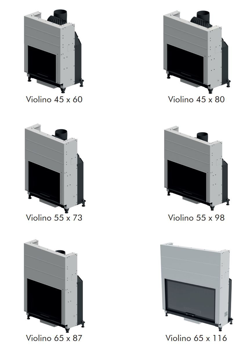 Стальной дровяной камин RÜEGG Скрипка ARCH-00087294 - Вид №3