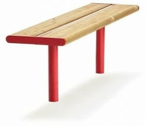 VESTRE Скамья из стали и дерева без спинки April