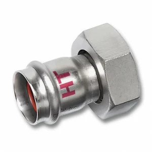 618359M28114 SANHA 18359M пр.-фит. нерж., упл.фитон переход - ВР плоск. упл. 28x11/4 мм