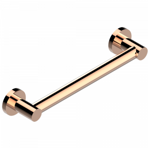 G4P-527 Полотенцедержатель одинарный - фиксированная рейка 30 см Thg-paris Серия "О" Розовое золото