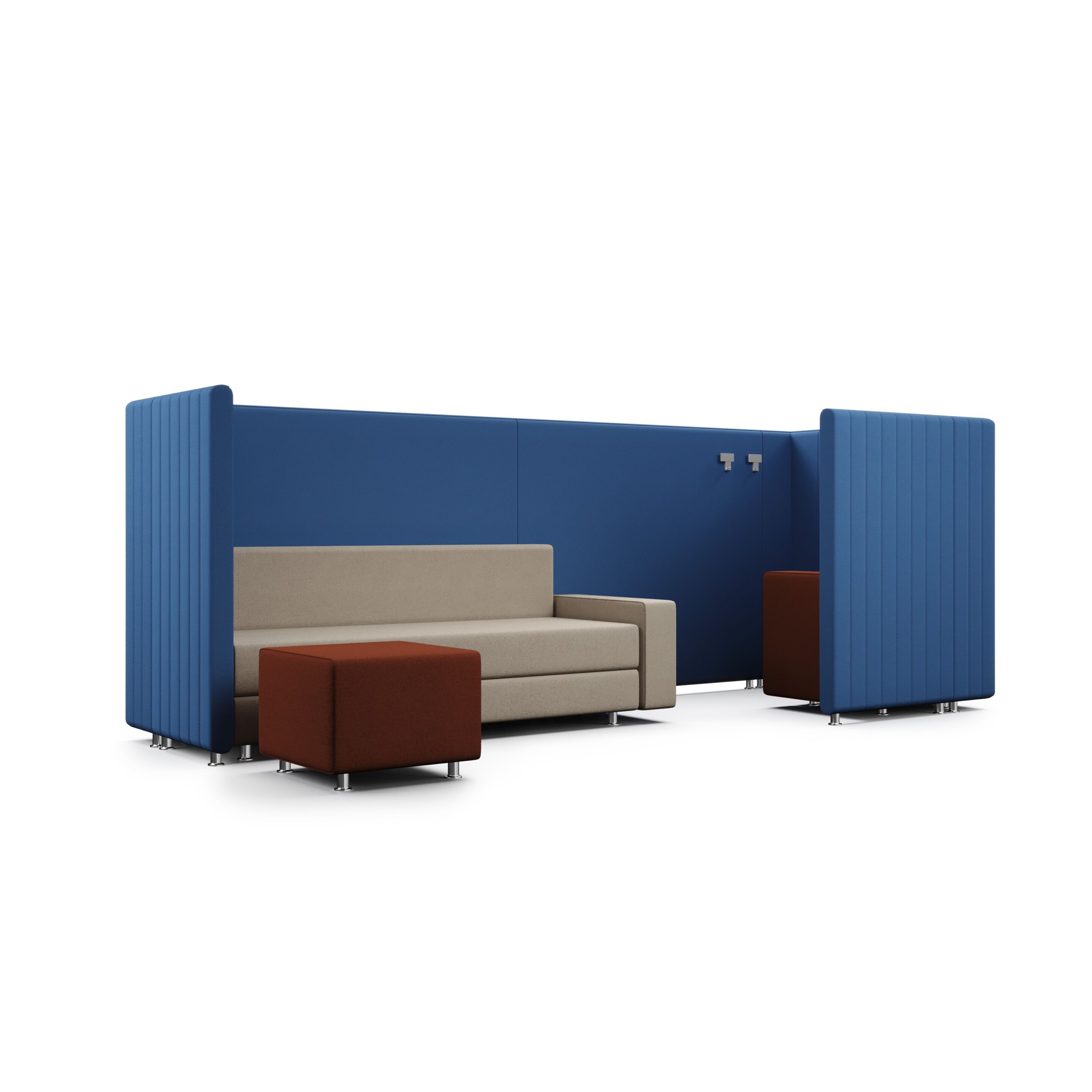 Секционный диван для контрактной ткани Adrenalina Maji Systems ARCH-00035706 - Вид №1