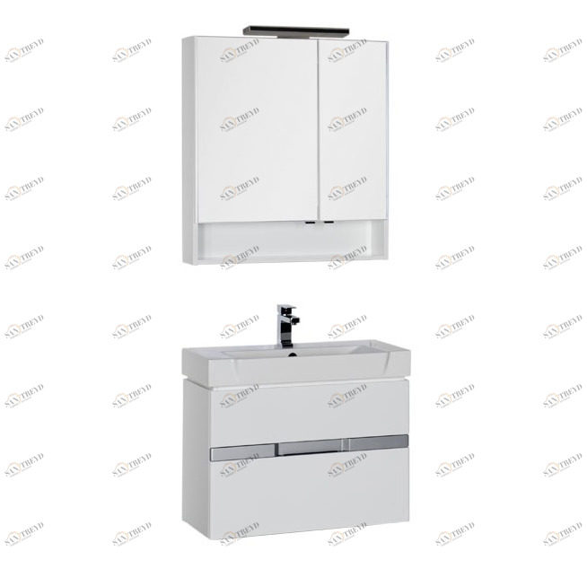 Комплект мебели Aquanet Виго 80 белый 00183671