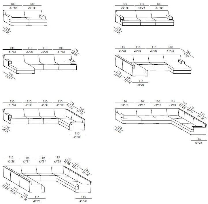 Meridiani Модульный диван со съемным чехлом из ткани James sun-id-1490879 - Вид №6
