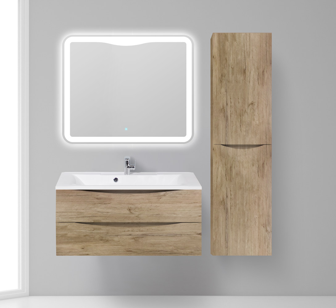 Шкаф подвесной, с двумя распашными дверцами BelBagno FLY-MARINO-1500-2A-SC-RN-P-R - Вид №1