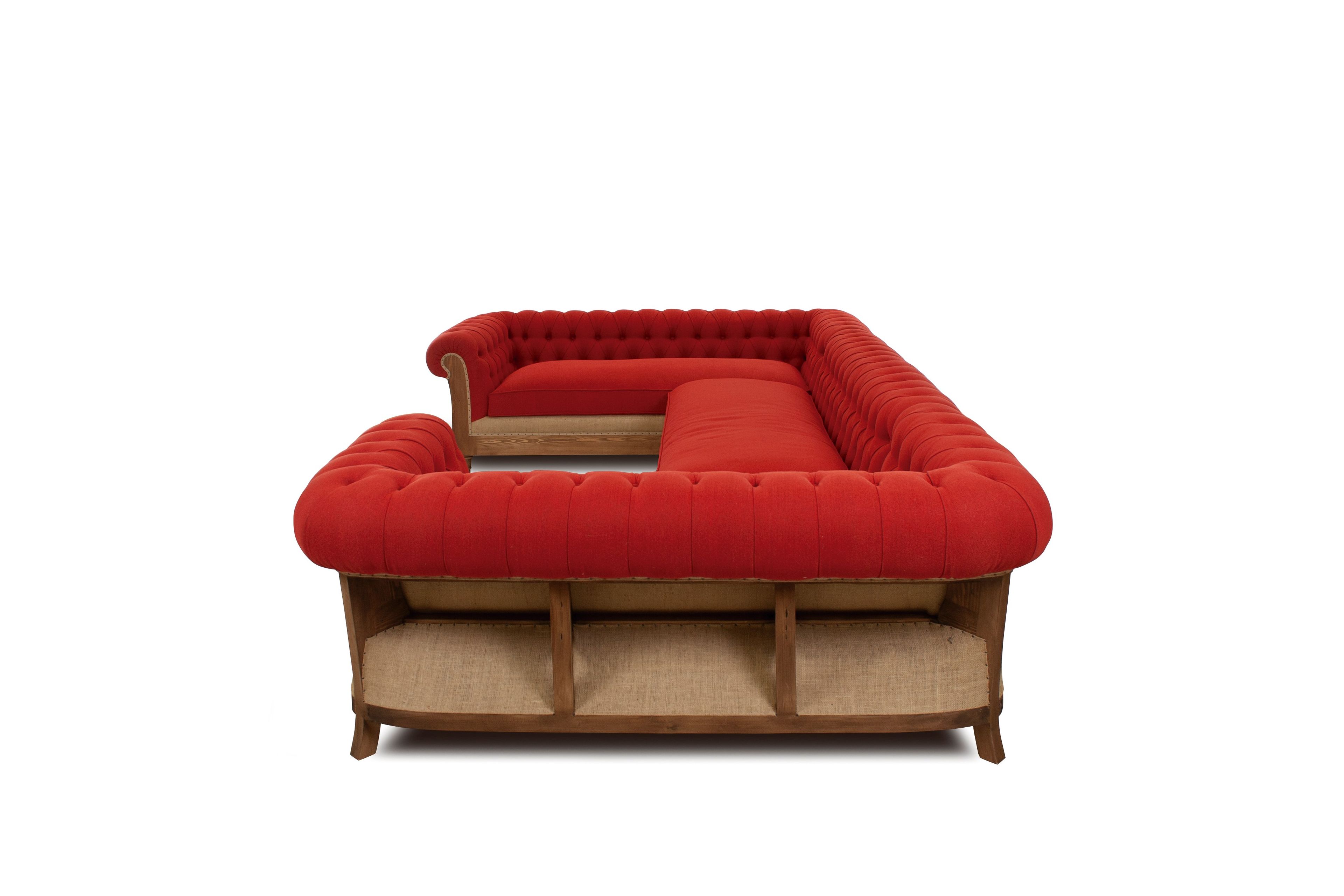 3-местный бархатный диван capitonné CREARTE COLLECTIONS Chesterfield Loor Essence ARCH-00095823 - Вид №31