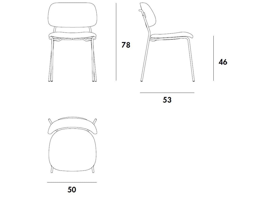 Тканевый стул Sovet Italia SOFT ARCH-00054889 - Вид №7