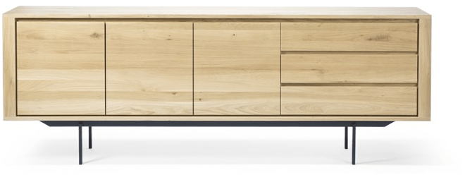 Ethnicraft Комод из дуба с распашными дверцами с ящиками Oak shadow 51386- 51387- 51388 - Вид №1