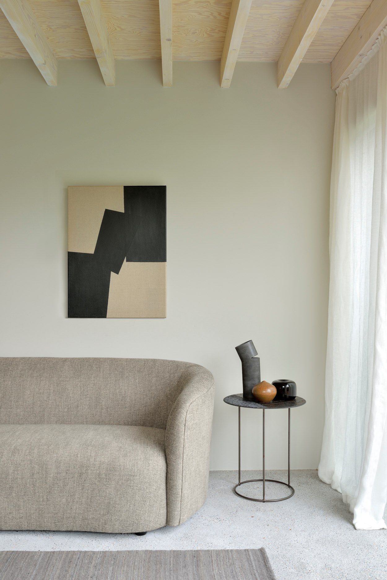 3-местный тканевый диван Ethnicraft Ellipse ARCH-00104198 - Вид №12