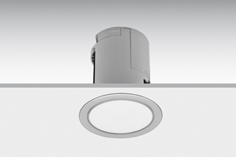 DST-37 Lens flush-mounted with synthetic trim Daisalux Светильники аварийные Серебристо-Серый 