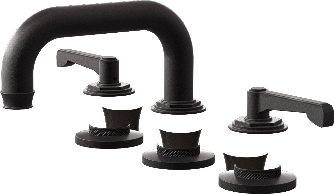 E-11610-R3OB-LM60B-BK Смеситель для умывальника на 3 отвертия GRAFF Vignola