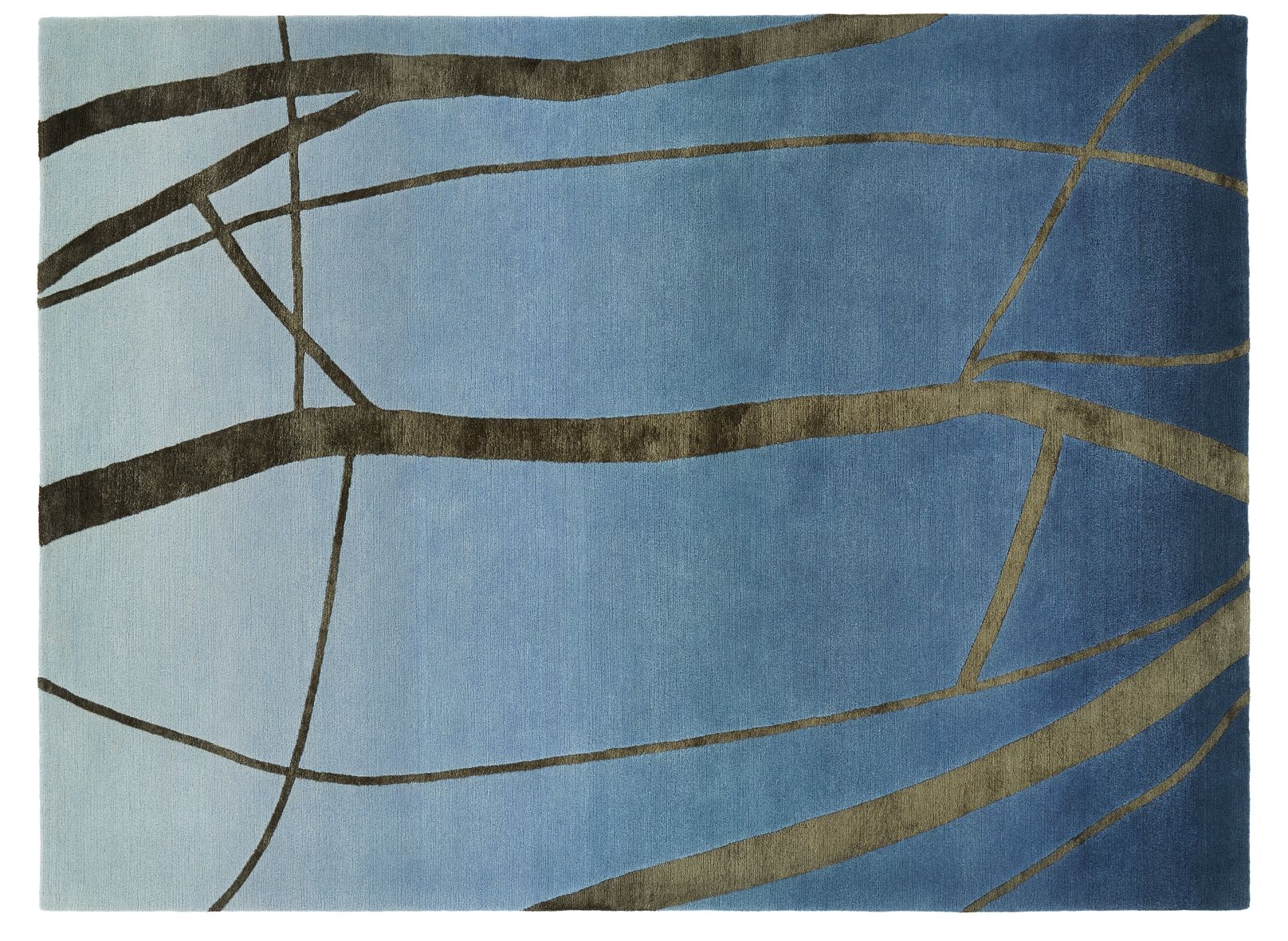 Прямоугольный ковер ручной работы из шерсти Deirdre Dyson Walking on Art ARCH-00086312 - Вид №1