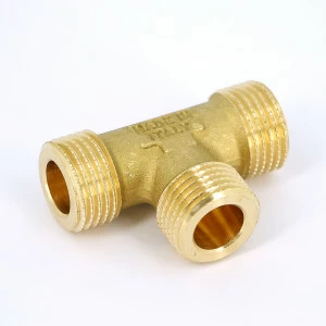 Тройник Н с плоским торцом TIEMME 1/2"