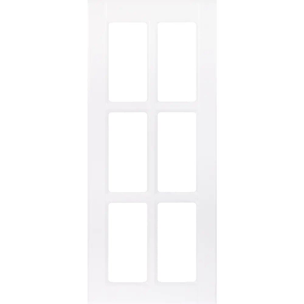 Витрина для шкафа Delinia «Леда белая» 40x92 см, МДФ, цвет белый STLM-2027558