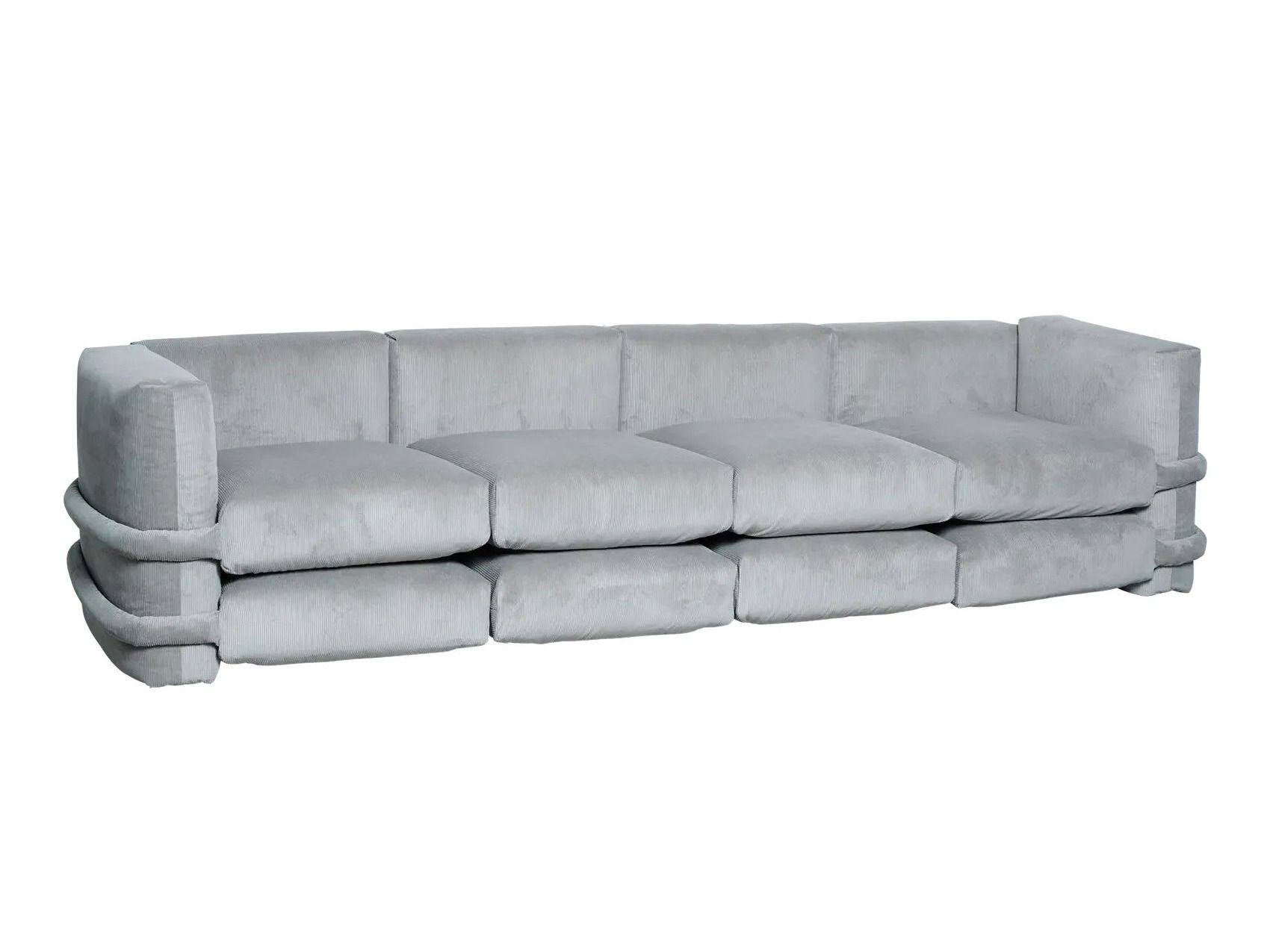 Модульный бархатный диван BD Barcelona PILLOW CORDUROY ARCH-00069469 - Вид №8