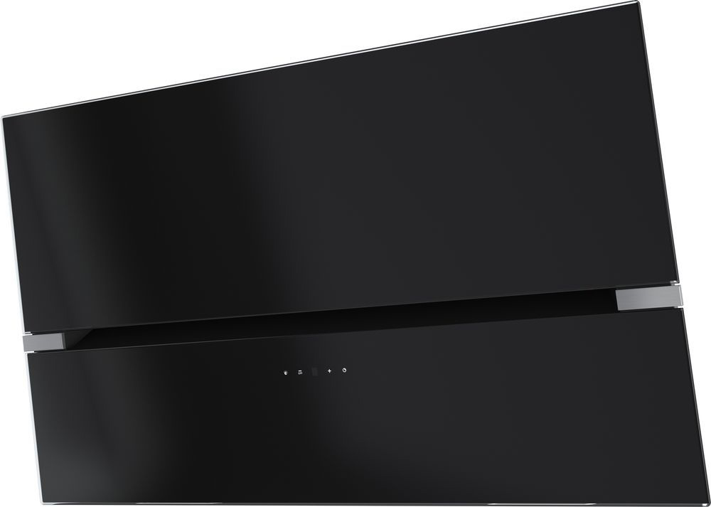 KHC 99080 GN Вытяжки / наклонная, 90 см, сенсорное управление , 4 режима, 950 м3/ч., таймер, черное стекло Korting Santreyd 