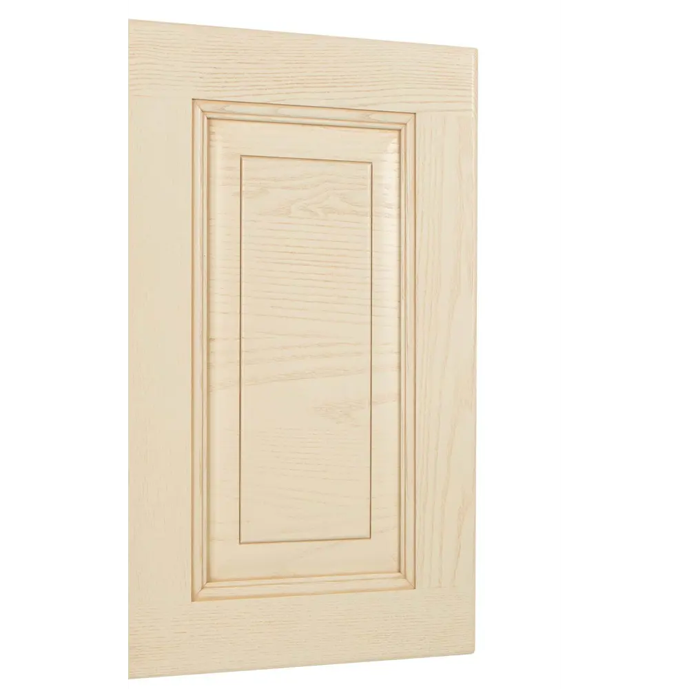 Фасад для кухонного шкафа Невель 59.7x38.1 см Delinia ID массив ясеня цвет кремовый 82180011 STLM-2172358