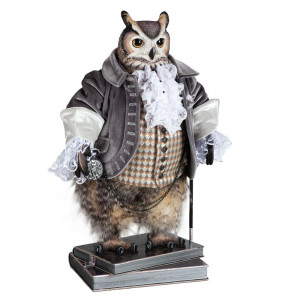 76027 Коллекционная кукла Филин Гюстав Флобер BOGACHO