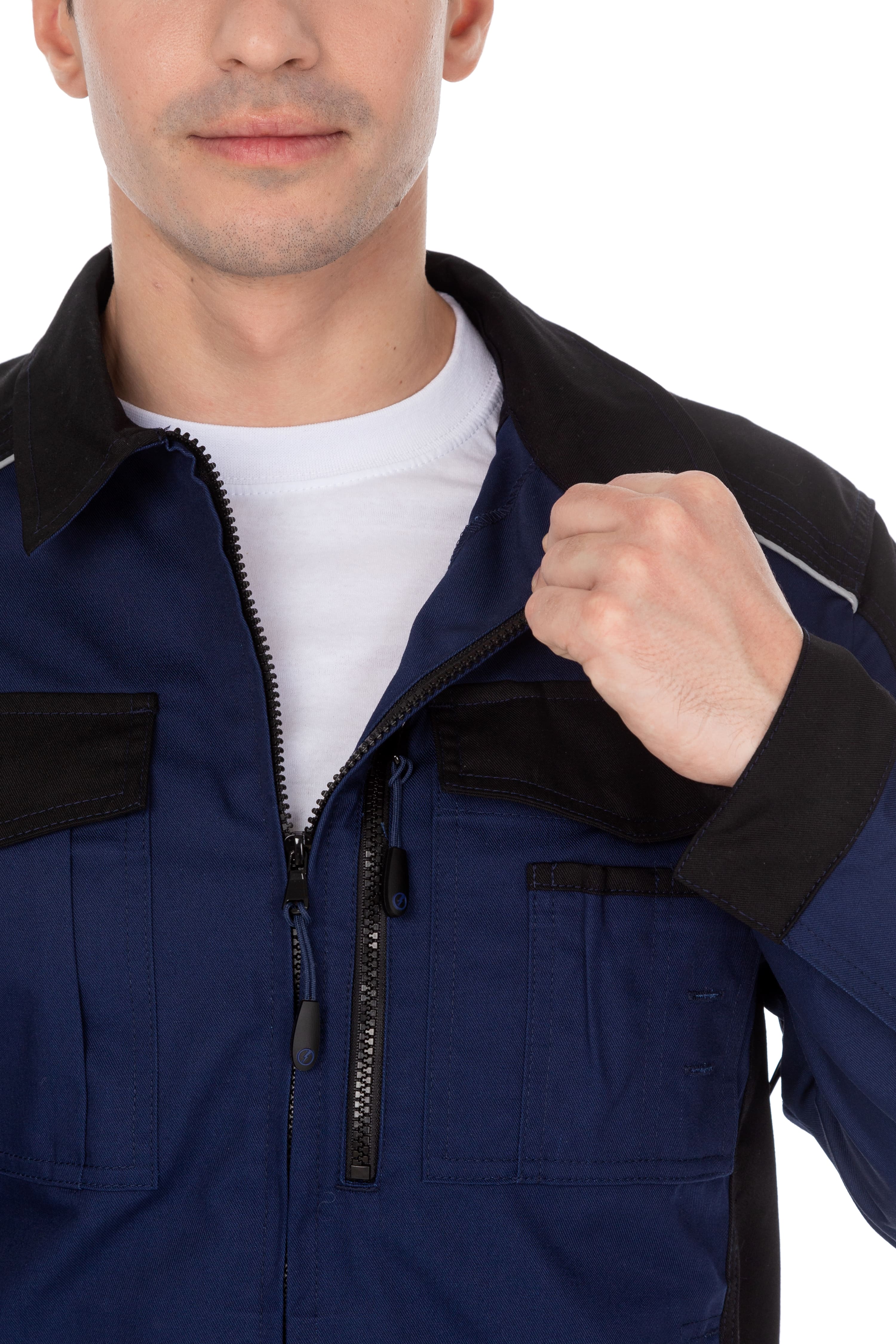 70051 Костюм  NEW темно-синий с черным STATUS  Летняя спецодежда  размер 64-66/182-188  - Вид №21