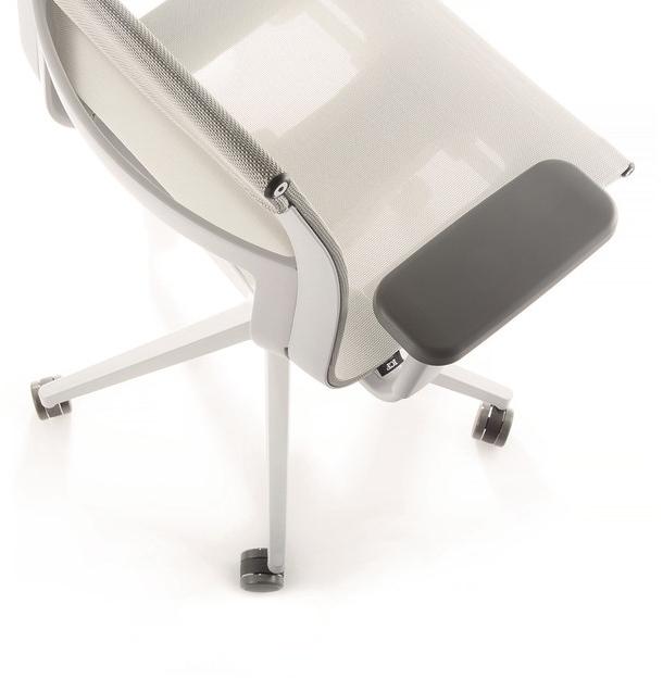 ICF Поворотное офисное кресло из сетки с 5 спицами и колесиками Una chair sun-id-1492929 - Вид №2