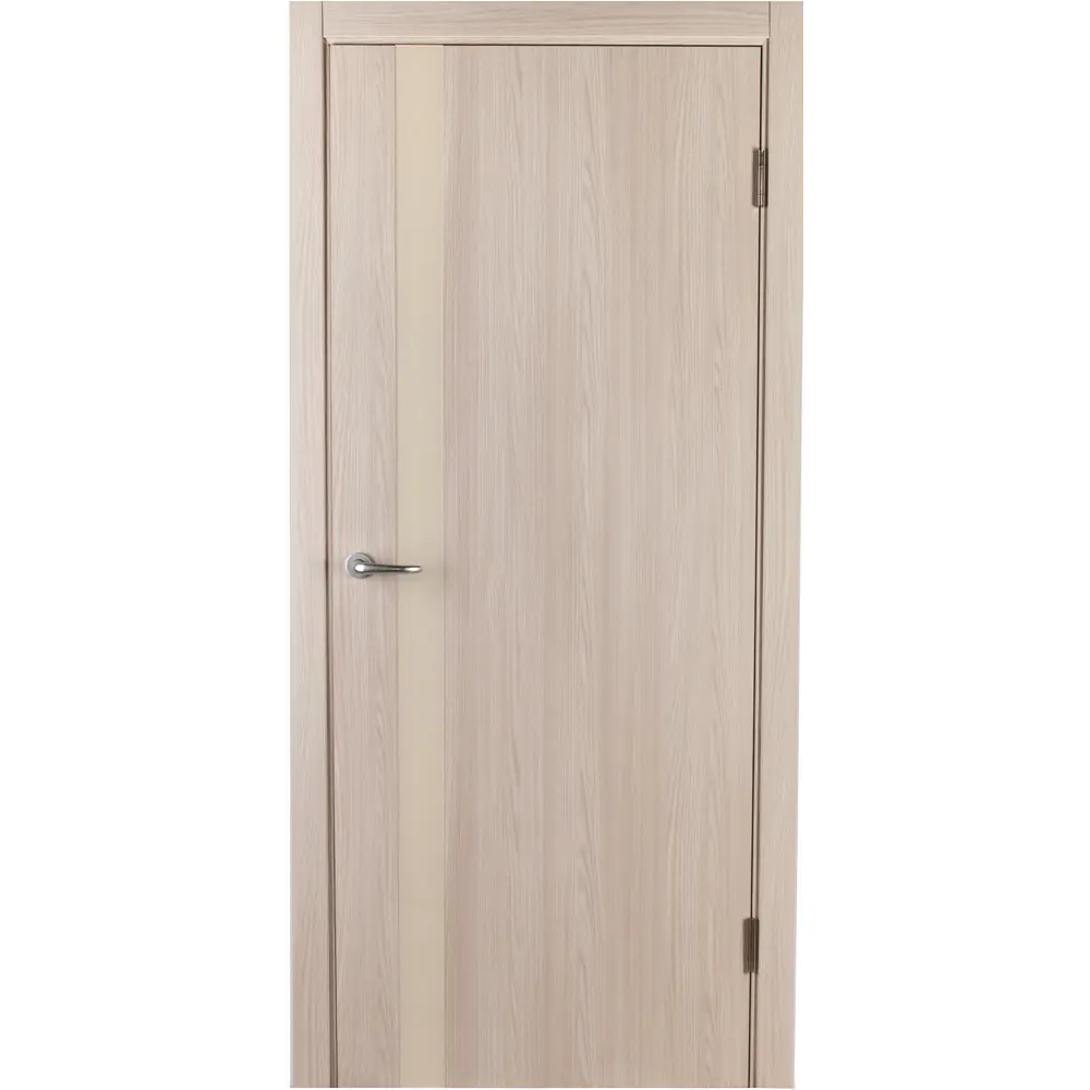 Дверь межкомнатная со стеклом Мирра 70x200 см Hardflex цвет ясень бора с замком и петлями 82672897 STLM-2094399 МАРИО РИОЛИ 