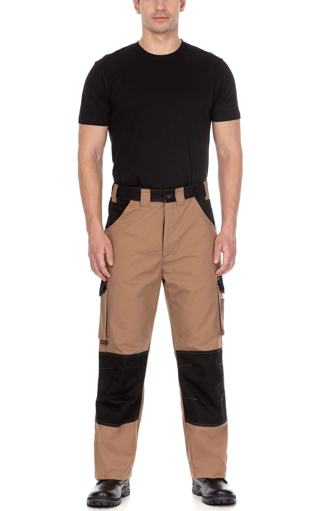 70064 Костюм  NEW бежевый с черным STATUS  Летняя спецодежда  размер 48-50/170-176  - Вид №9