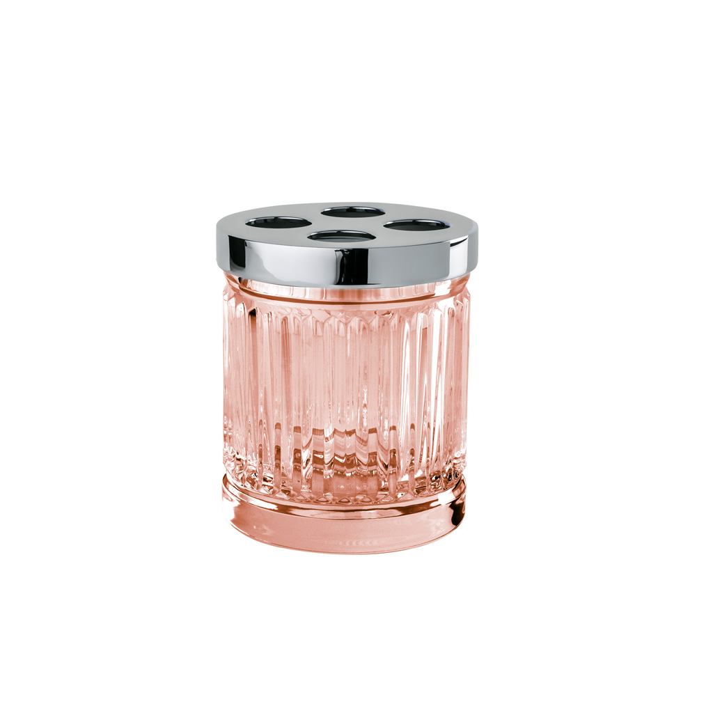 FS10P-620 FS10P-620 Стакан для зубной щетки РАЗМЕР КРИСТАЛЛА «ТРОСТЬ Cristal & Bronze CRISTAL TAILLE “CANNELÉ” LISSE  - Вид №2