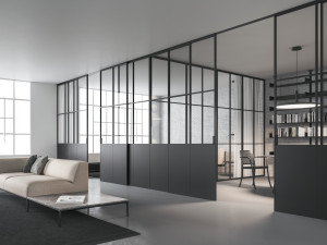 Раздвижные стеклянные и алюминиевые двери