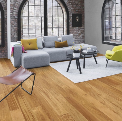 Инженерная доска Boen Maxi Rustic Live Matt Ированная С Фаской 2v Дуб Рустик с брашью (Текстурированная) 1000х100 мм EBL645FD - Вид №10