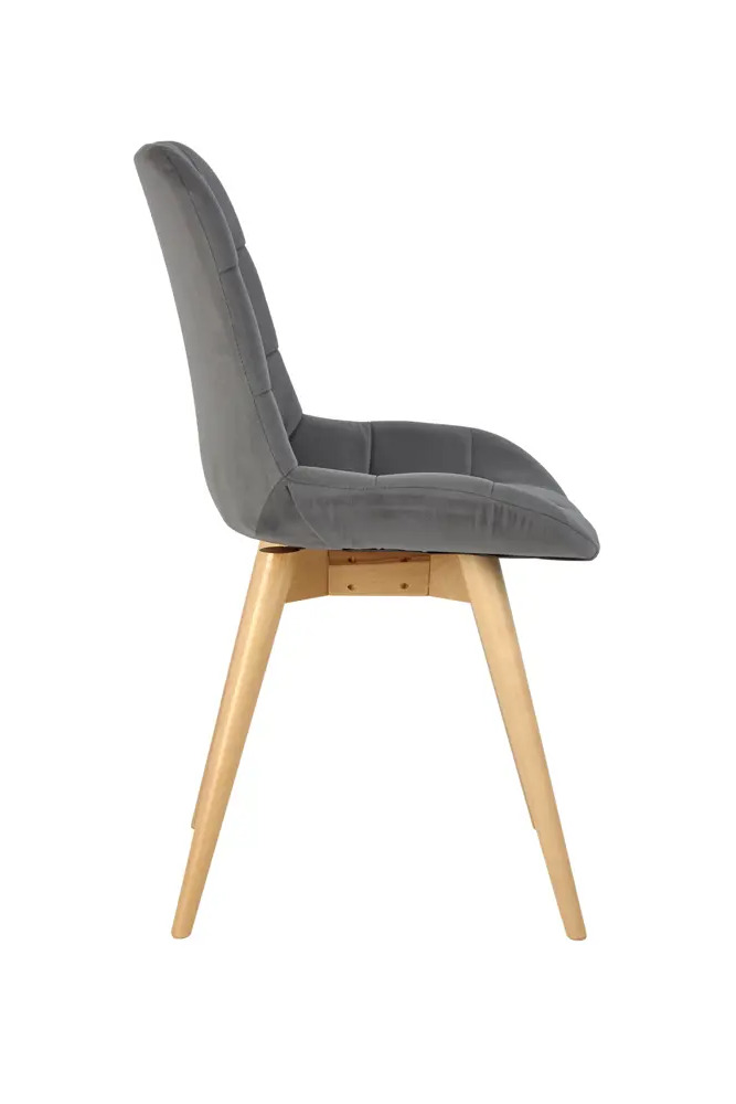 91729679 Комплект обеденных стульев 2 шт Polini Home verona sd 53х89х58 см велюр цвет серый STLM-0884851