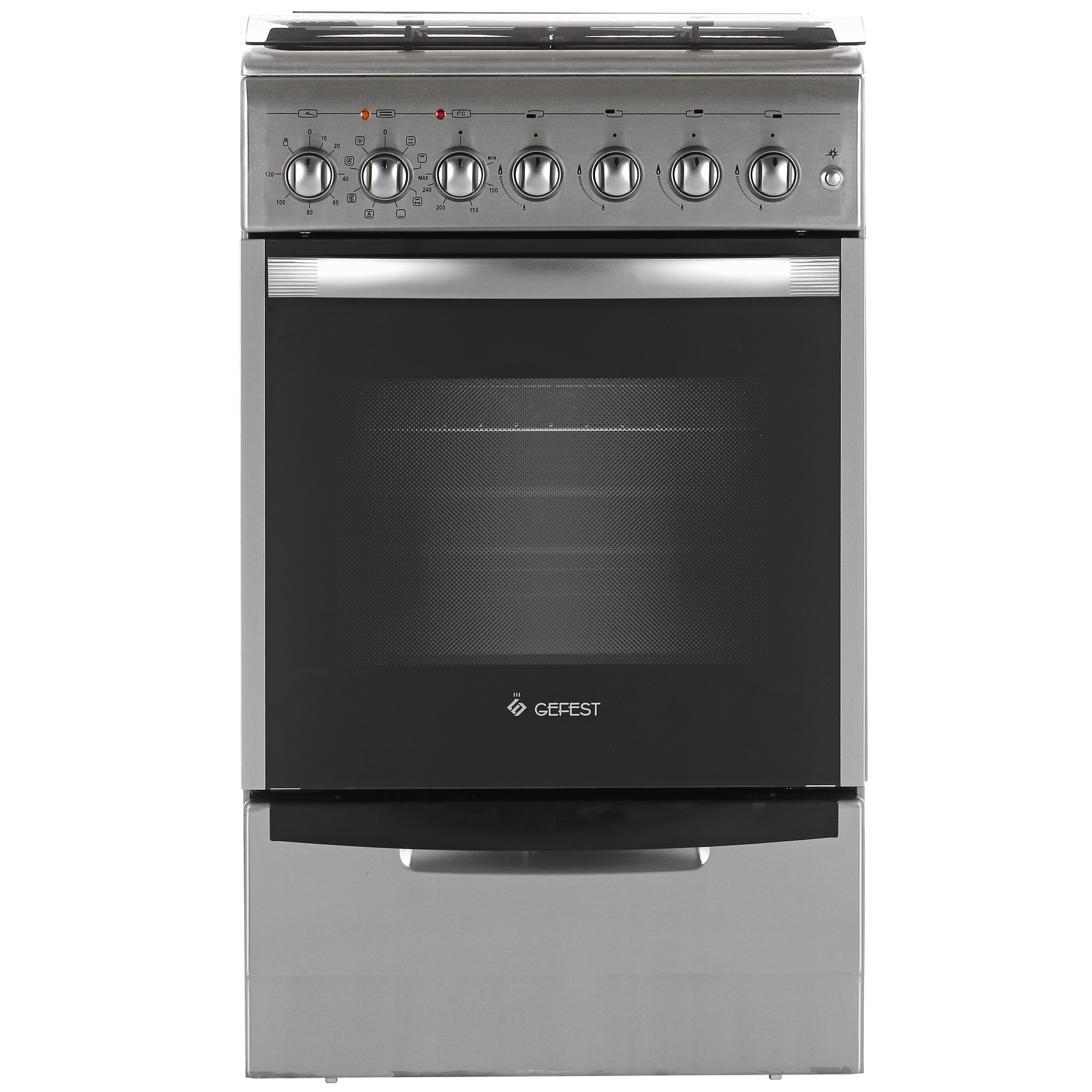 1607013 Комбинированная плита Gefest ПГЭ 5102-03 0027 серый STDN-0011249