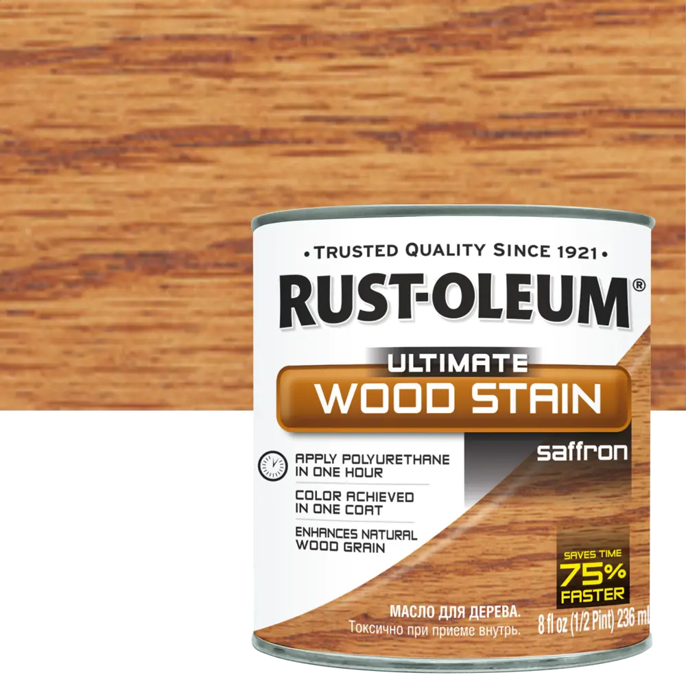 Масло тонирующее Ultimate цвет шафран 0.236 л RUST-OLEUM STLM-2131599