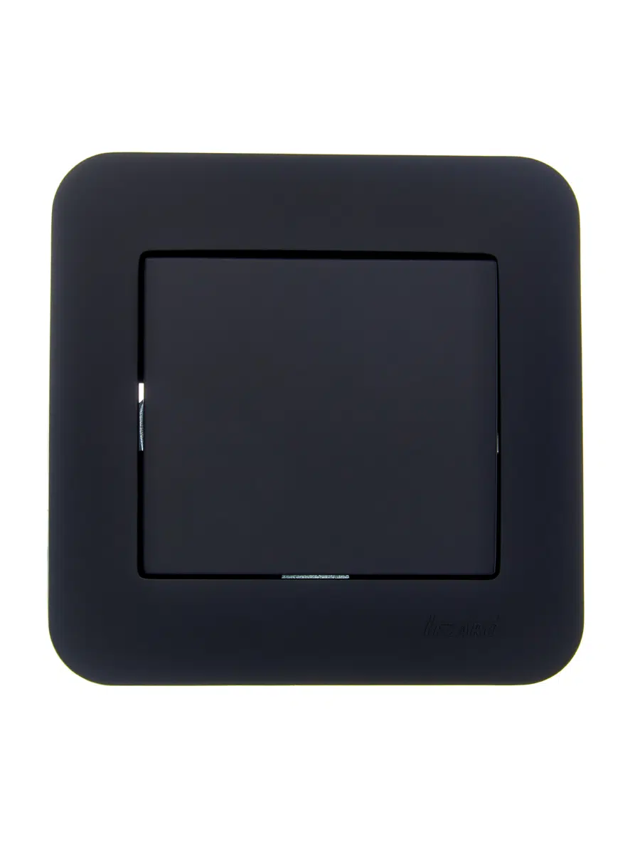 ASTI Выключатель чёрный бархат LEZARD 7081-4242-100