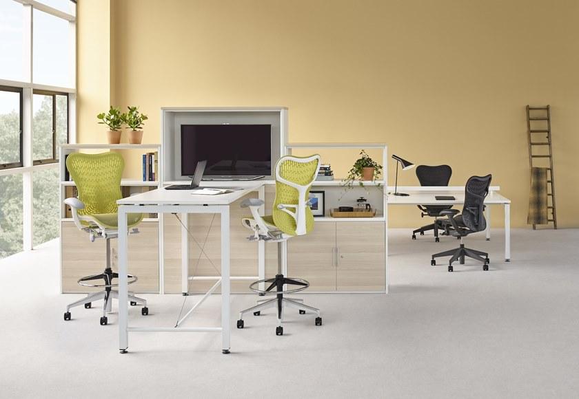 Herman Miller Эргономичный поворотный офисный стул из ткани бабочки Mirra 2 sun-id-1387482 - Вид №11