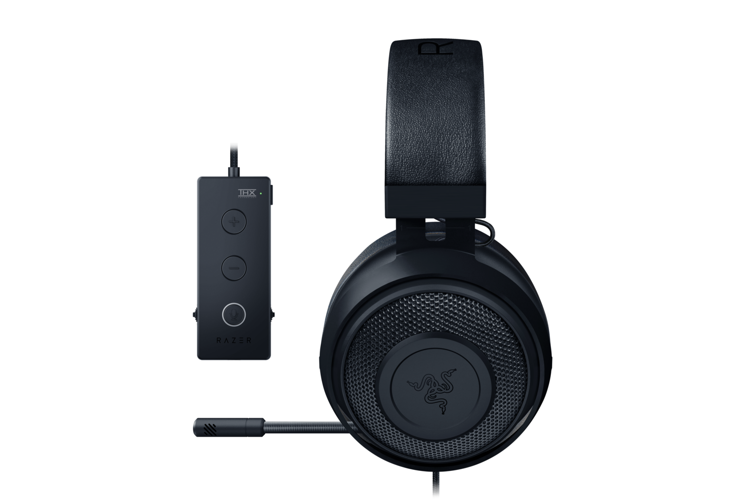 RZ04-02051000-R3M1 kraken tournament edition - wired gaming headset with usb audio controller - black - frml packaging Razer Santreyd  - Вид №1