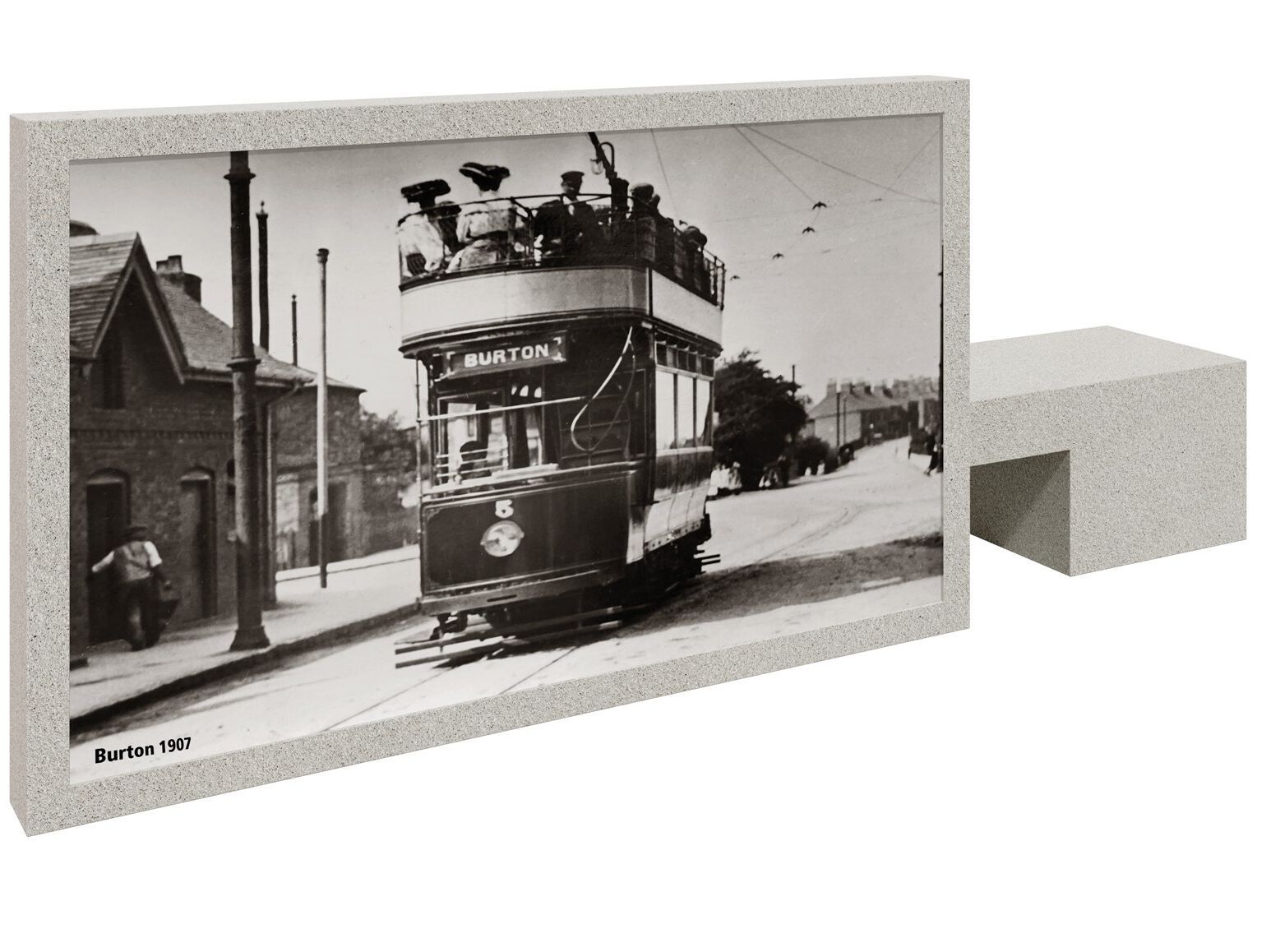 Бетонная скамья amop Águeda ARCH-00131088 - Вид №1