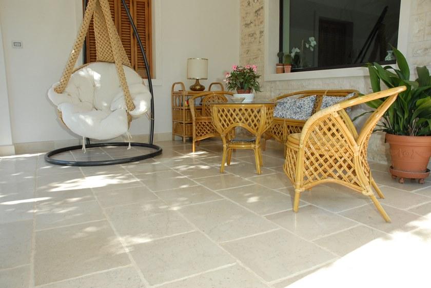 Naturalmente Puglia Морозостойкий пол из камня Трани для внутренних и наружных работ  026  - Вид №4