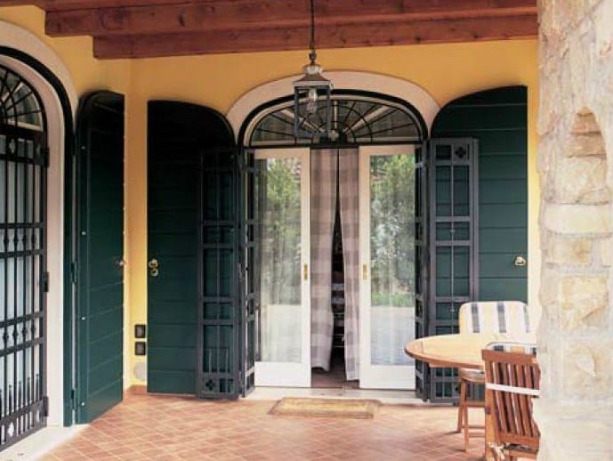 Выдвижная раздвижная дверь из красного дерева Carminati Klima 80 ARCH-00041226 - Вид №1