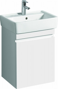 44760 IFO Renova Плоская тумба для умывальника, с ящиком и внутренним ящиком, W = 524 мм, W1 = 600 мм, T = 438 мм, темно-серый