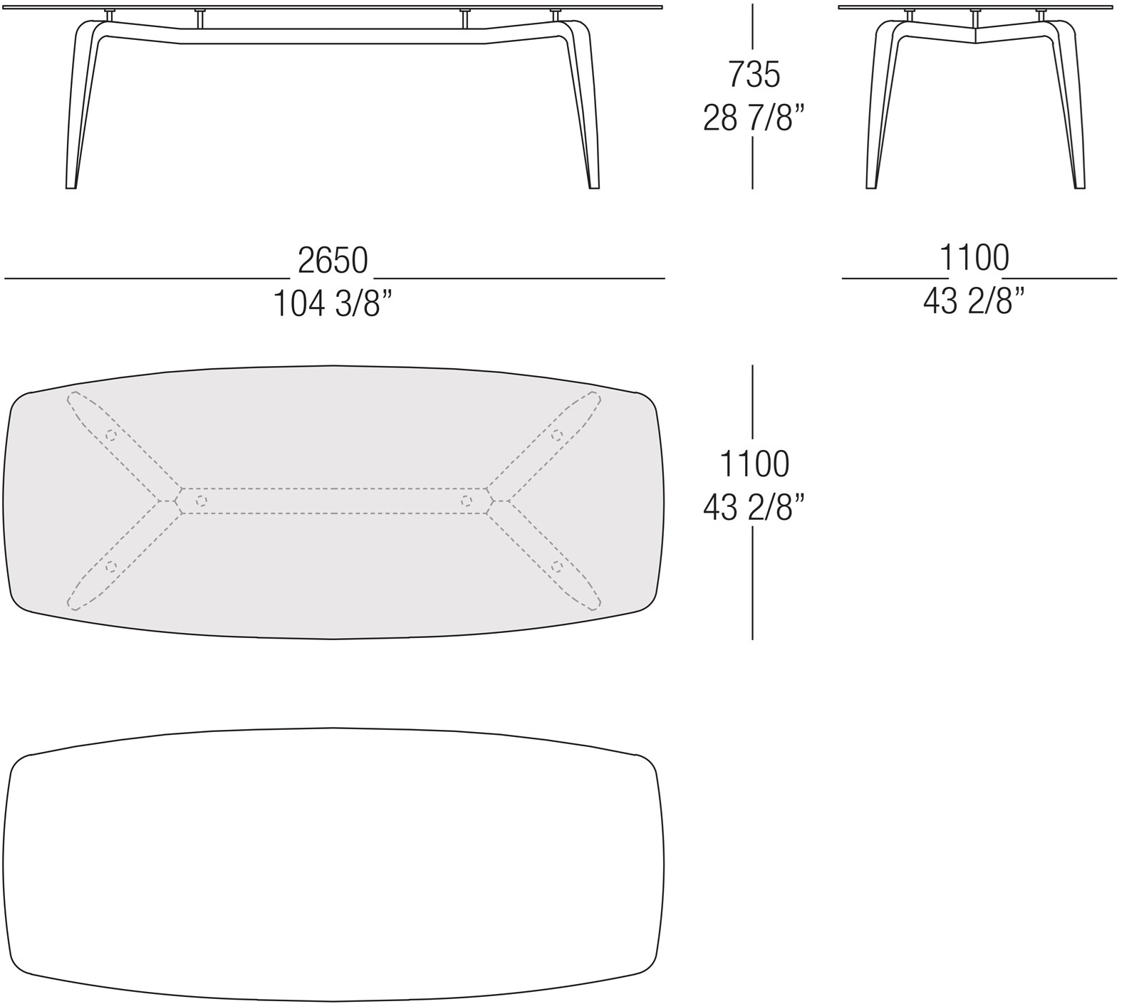 MisuraEmme Стол из лакированного массива дерева Atelier sun-id-1472781 - Вид №5