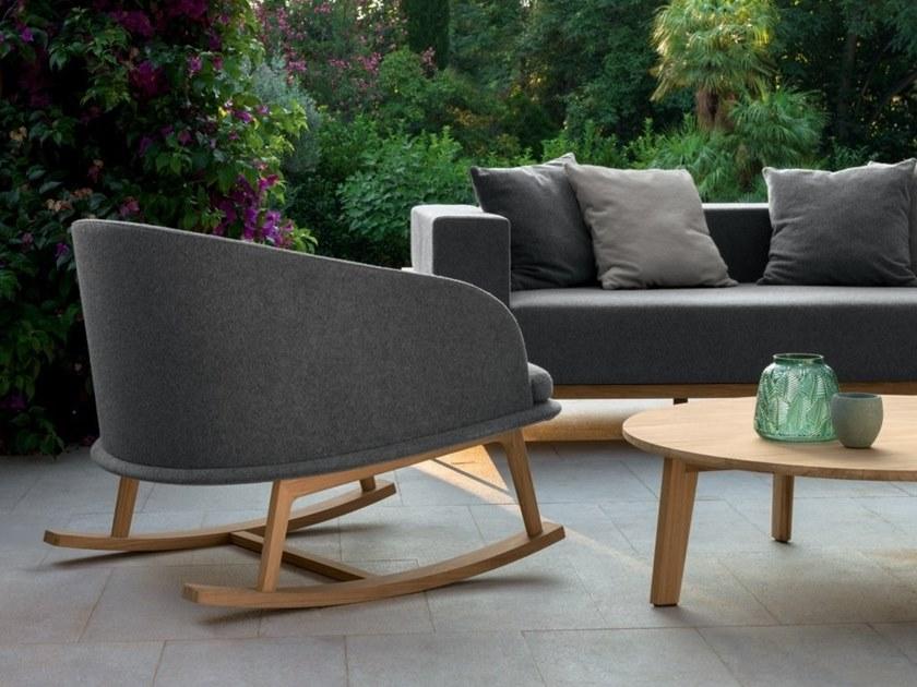 Talenti Кресло-качалка из ткани Cleo teak Clepd - Вид №1