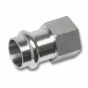 69270G1534 SANHA 9270G пресс-фит. нерж.сталь, муфта перех.ВПр-ВР 15x3/4 мм