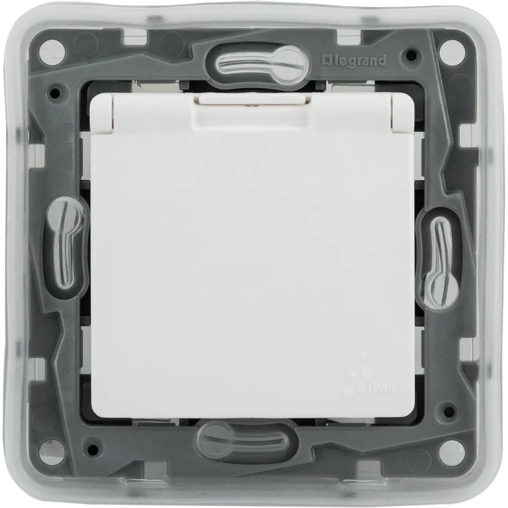 Розетка влагозащищенная Legrand Etika с заземлением IP44 82153420 STLM-0020573