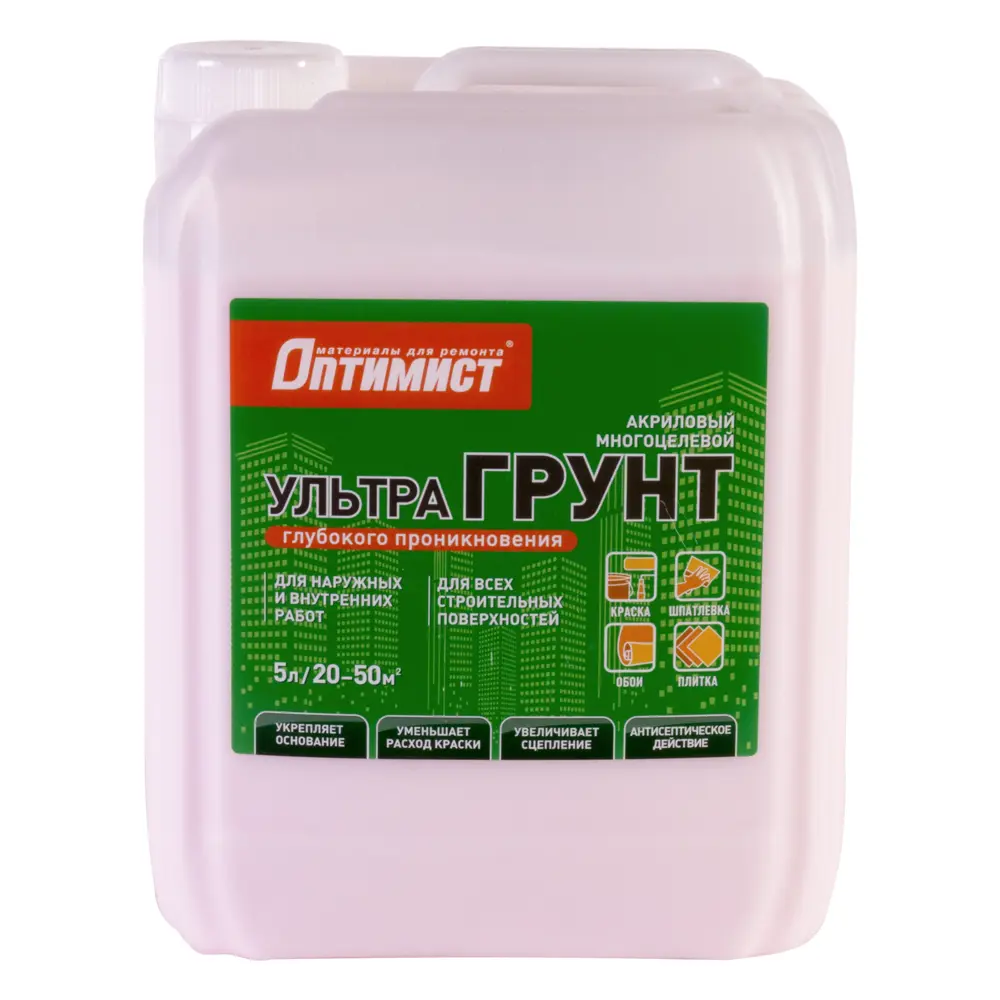 Грунт глубокого проникновения Оптимист G103 5 л STLM-2030869